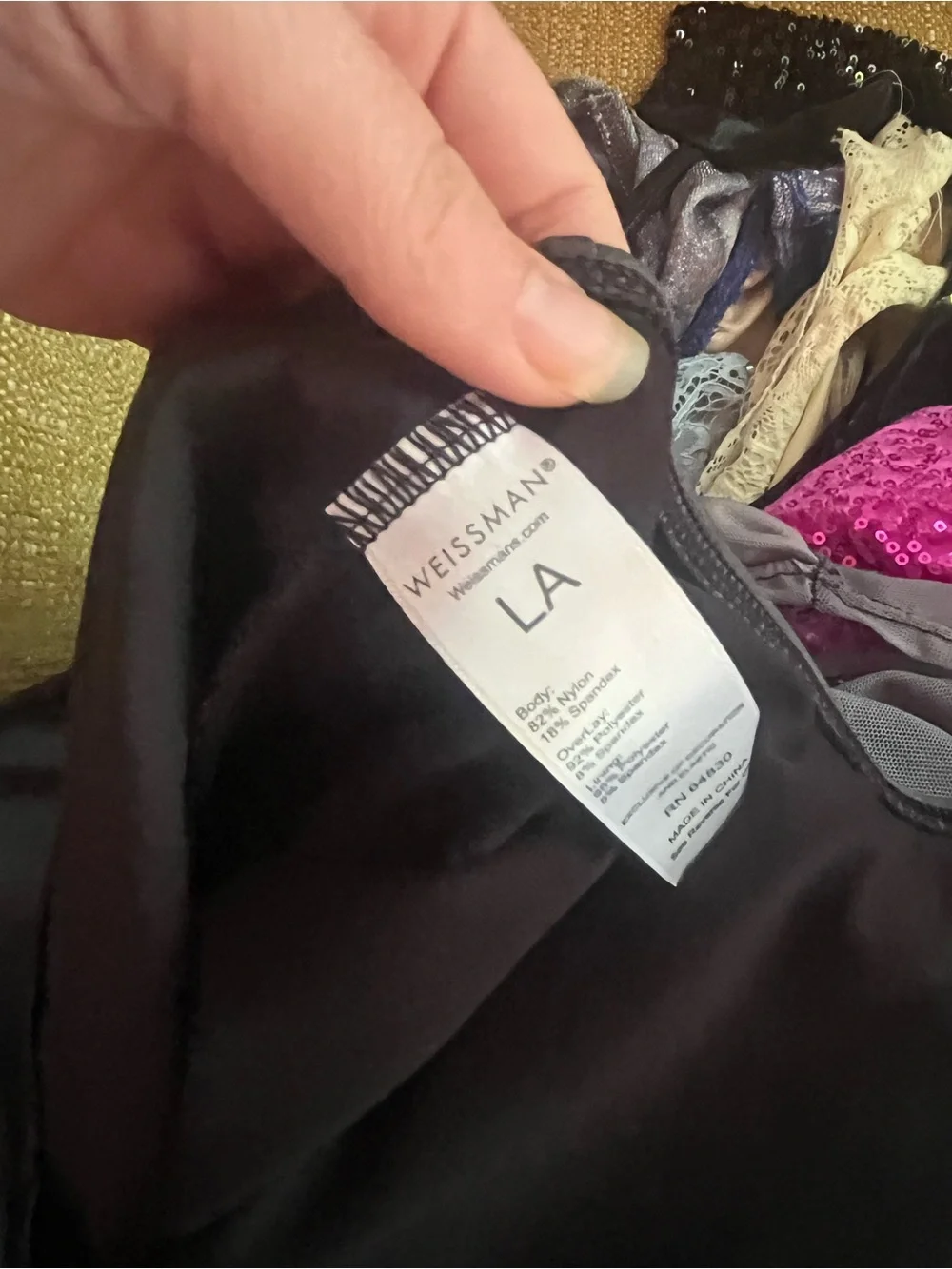 Weissman Black-to-Gray Ombre one piece pants